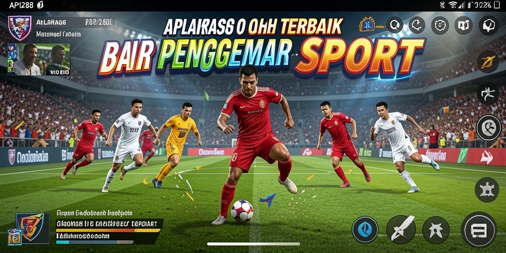 Tampilan screenshot API288 menampilkan gameplay interaksi olahraga.