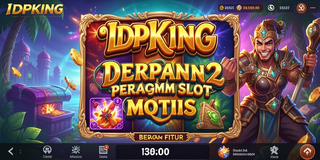 Tampilan gameplay IDPKING yang seru dan penuh warna.
