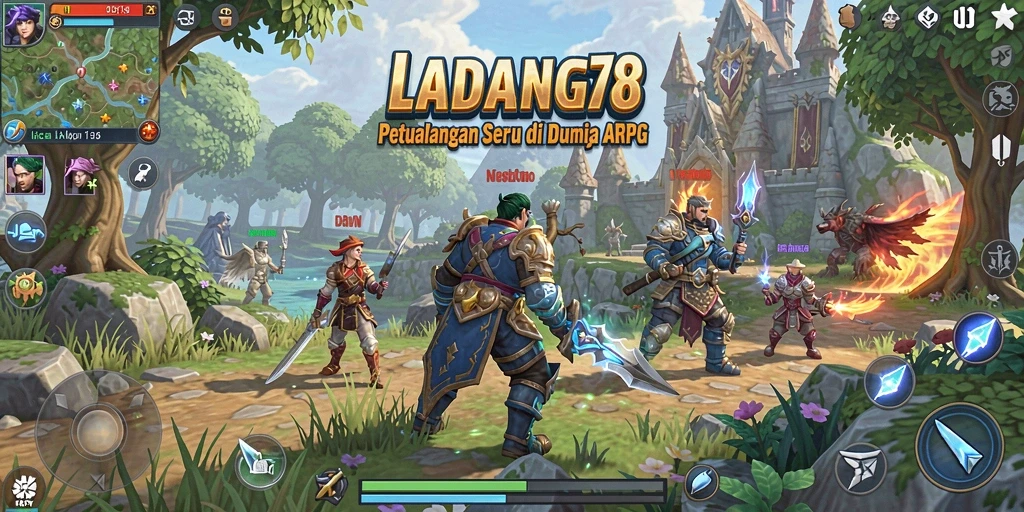 Tampilan intens dari gameplay ARPG LADANG78 yang memukau dan menantang.