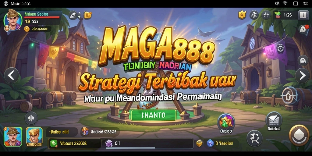 Tangkapan layar utama MAGA888 menampilkan aksi strategis yang mendebarkan.