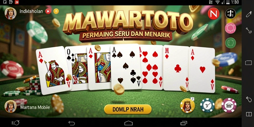 Screenshot gameplay Domino yang seru dan menarik.