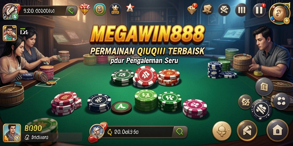 Tampilan gameplay QiuQiu yang seru di MEGAWIN888.