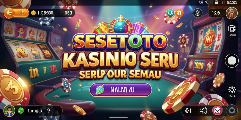 Tampilan gameplay menarik dari SESETOTO di kasino.