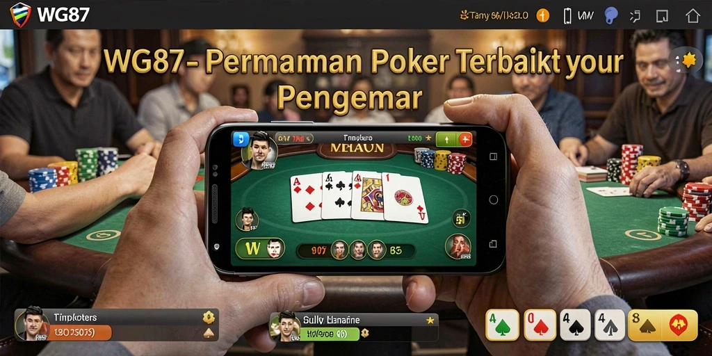 Tampilan gameplay Poker yang menarik dan interaktif.